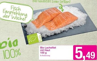 Sutterlüty Bio Lachsfilet mit Haut 100 g Angebot