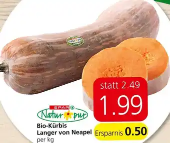 Eurospar Bio-Kürbis Langer von Neapel per kg Angebot