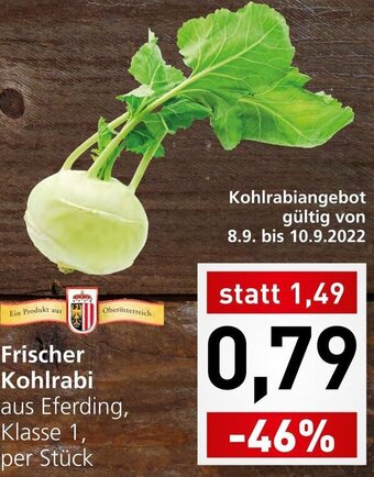 Spar Frischer Kohlrabi Angebot