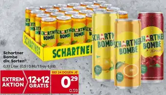 Billa Schartner Bombe 0,33 Liter Angebot