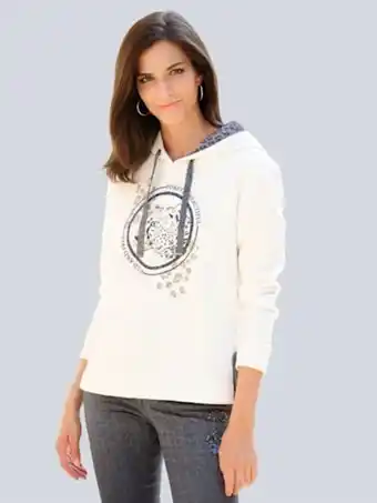 Alba Moda Sweatshirt mit animaldruck Angebot