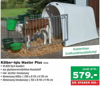 Salzburger Lagerhaus Kälber-Iglu Master Plus Angebot