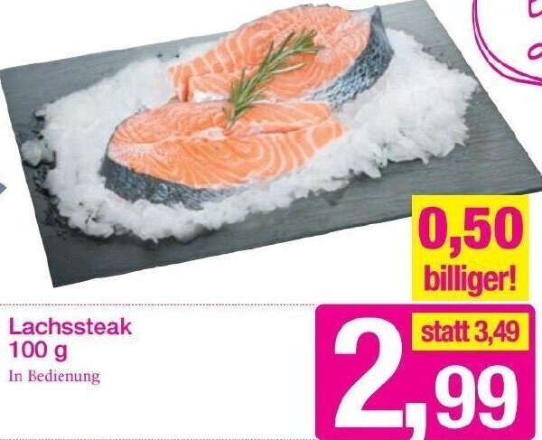 Sutterlüty Lachssteak 100 g Angebot