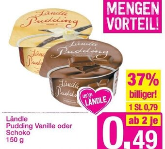 Sutterlüty Ländle Pudding Vanille oder Schoko 150 g Angebot