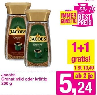 Sutterlüty Jacobs Cronat Mild Oder Kräftig 200 g Angebot