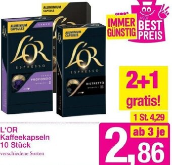 Sutterlüty L'Or Kaffeekapseln Angebot