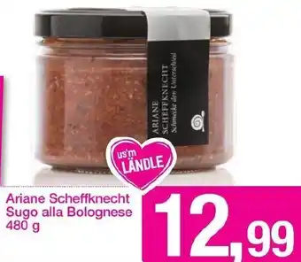 Sutterlüty Ariane Scheffknecht Sugo Alla Bolognese 480 g Angebot