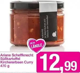 Sutterlüty Ariane Scheffknecht Sußkartoffel Kirchererbsen Curry 470 g Angebot