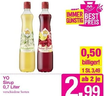 Sutterlüty Yo Sirup 0,7 Liter Angebot