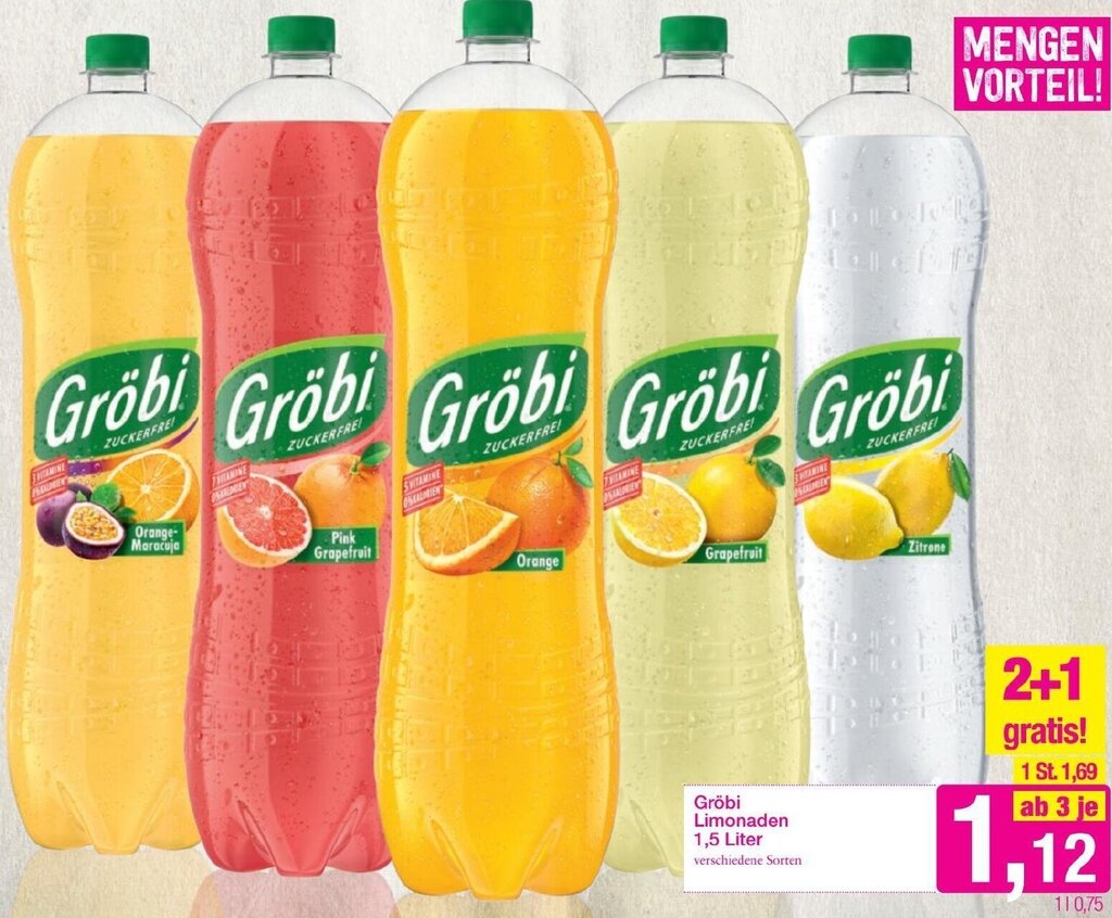 Sutterlüty Gröbi Limonade 1,5 Liter Angebot