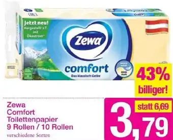 Sutterlüty Zewa comfort Toiettenpapier Angebot