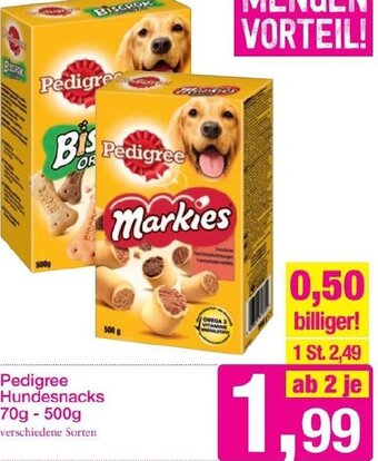Sutterlüty Pedigree Hundesnacks 70 g- 500 g Angebot