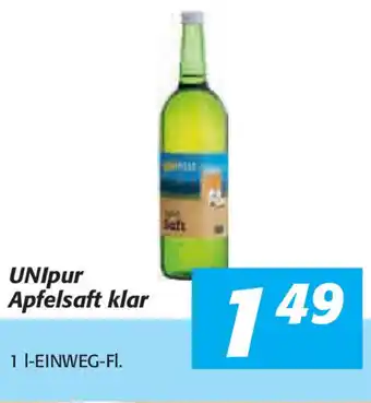 Nah&Frisch UNIpur Apfelsaft klar 1 l Angebot