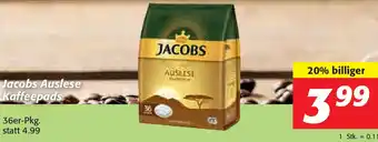 Nah&Frisch Jacobs Auslese Kaffeepads Angebot