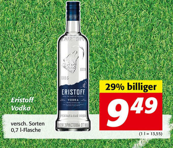 Nah&Frisch Eristoff Vodka 0,7 l Angebot