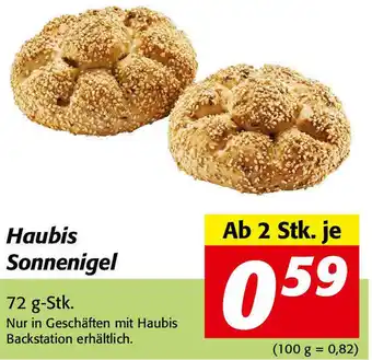 Nah&Frisch Haubis Sonnenigel 72g Angebot