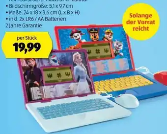 Hofer Lernlaptop paw patrol Angebot