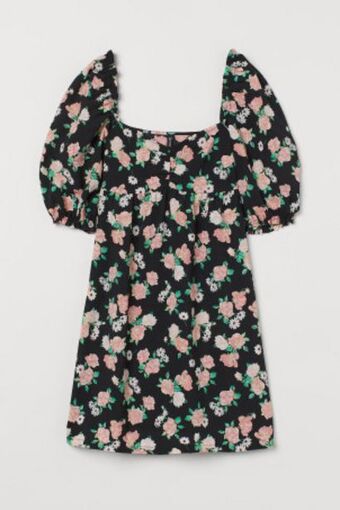 H&M Kleid mit puffärmeln Angebot