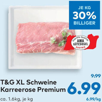 T&G T&G XL Schweine Karreerose Premium Angebot