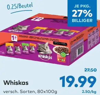 T&G Whiskas 80 x 100 g Angebot
