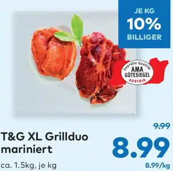 T&G T&G XL Grillduo mariniert 1.5kg Angebot