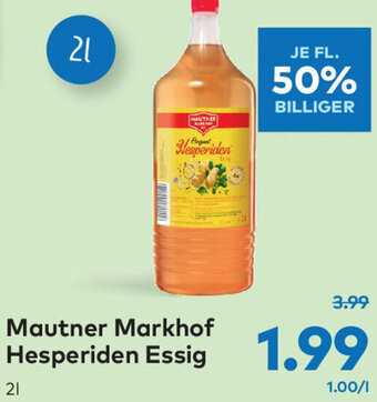 T&G Mautner Markhof Hesperiden Essig 2l Angebot
