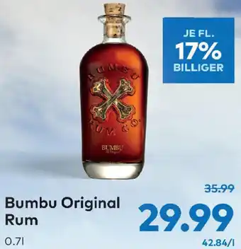 T&G Bumbu Original Rum 0.7l Angebot