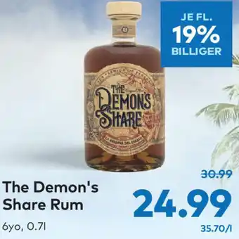 T&G The Demon's Share Rum 0.7l Angebot