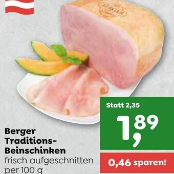 ADEG Berger Traditions-Beinschinken 100 g Angebot