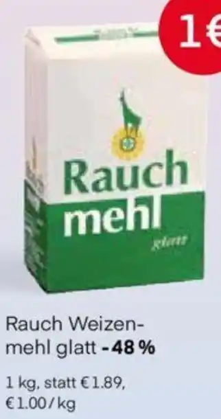 MPreis Rauch Weizenmehl 1 Kg Angebot
