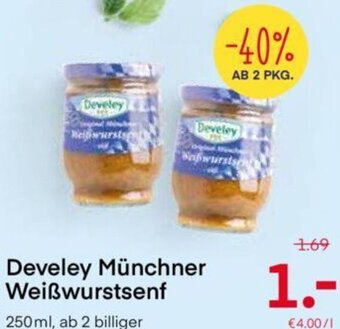MPreis Develey Münchner Weißwurstsenf 250 ml Angebot
