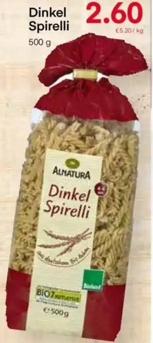 MPreis Dinkel Spirelli 500 g Angebot