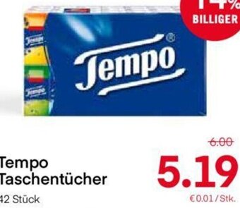 MPreis Tempo Taschentücher Angebot