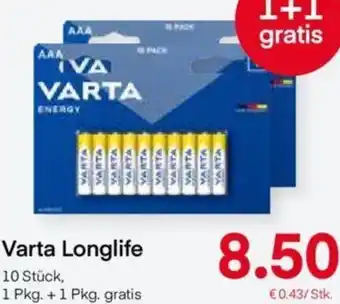 MPreis Varta Longlife Angebot