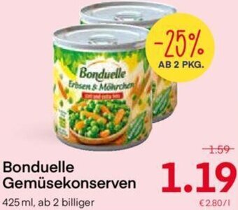 MPreis Bonduelle Gemüsekonserven 425ml Angebot