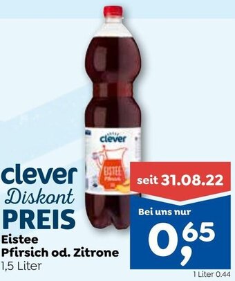 ADEG Eistee Pfirsich od. Zitrone 1.5 Liter Angebot