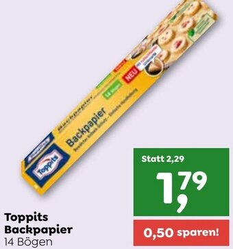 ADEG Toppits Backpapier Angebot