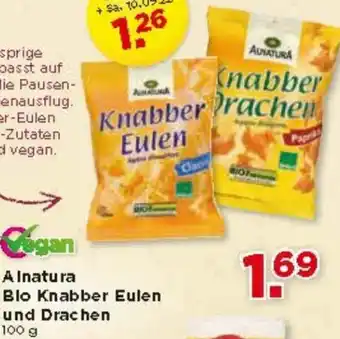 Unimarkt Alnatura Bio Knabber Eulen und Drachen 100 g Angebot