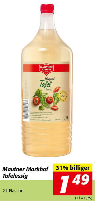 Nah&Frisch Mautner Markhof Tafelessig Angebot