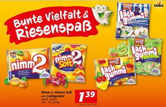 Nah&Frisch Nimm 2, Nimm2 Soft oder Lachgummi 195-325 g Angebot