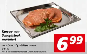 Nah&Frisch Karree oder Schopfsteak Mariniert Angebot