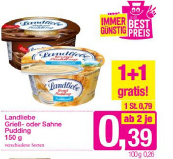 Sutterlüty Landliebe Grieß-Oder Sahne Pudding 150g Angebot