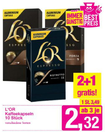 Sutterlüty L'or Kaffeekapseln Angebot