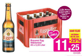 Sutterlüty Brauerei egg Wälderbier 20 x 0,33 Liter Angebot