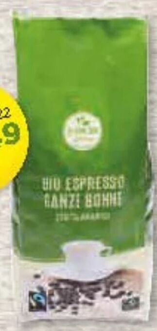 Unimarkt Bio kaffee espresso Angebot