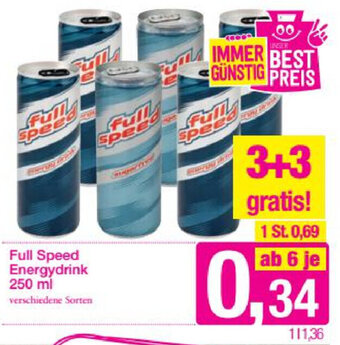 Sutterlüty Full Speed Energydrink 250ml Angebot