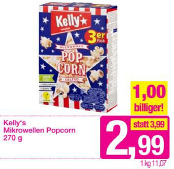 Sutterlüty Kelly's Mikrowellen Popcorn 270g Angebot