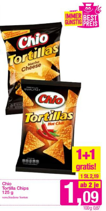 Sutterlüty Chio Tortilla Chips 125g Angebot