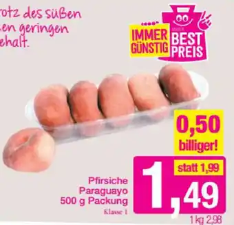 Sutterlüty Pfirsiche Paraguayo 500g Angebot