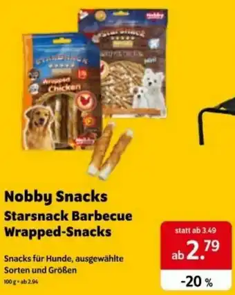 Das Futterhaus Nobby Snacks Starsnack Barbecue Wrapped-Snacks Angebot